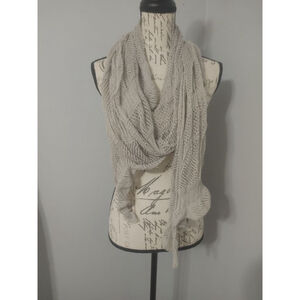 Women's Coldwater Creek Beige Knit Scarf & Wrap One Size